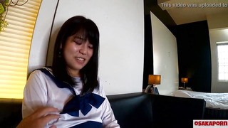 eighteen years aged nubile Asian with diminutive cupcakes gets climax with finger smash and fuckfest fucktoy. Fledgling Chinese with college costume costume play converses about her penetrate practice. Mao six OSAKAPORN