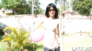 Spicy brazilian dame gets penetrated