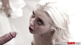 Nubile gets touched by cougar and gargles impaler