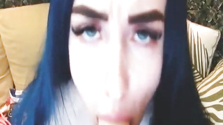 Dark-Haired Stunner Glamour Presentation Seductive