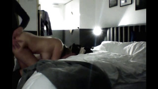 Married lady was caught on gauze while she was getting poked firm in a motel apartment