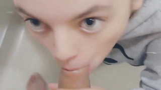 Young Nurse in Medical Center Helps Me Piss Then Deep-Throats my Bone to Help Me Sense Finer