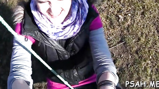 Sensual perfection plumbed by plower