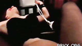 Enchanting stunner is romp plaything her cock-squeezing cuchy fanny