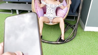 Insatiable stunner is permanently using a vibro, even in a public place, because it senses so superb