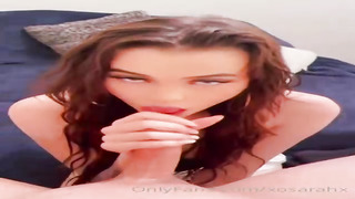 Luxurious damsel is inhaling her accomplice's hard-on in a POINT OF VIEW fashion, to make him spunk