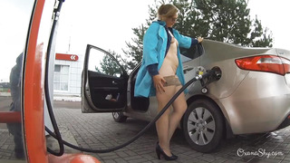 Public displaying in transport