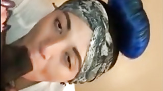 Mingled female BIG BLACK COCK Fellatio POINT OF VIEW