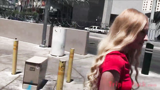 Walk around at the Vegas de-robe, she showcased her panty