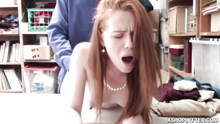 LP Officer dipping his trouser snake rear end fashion from behind