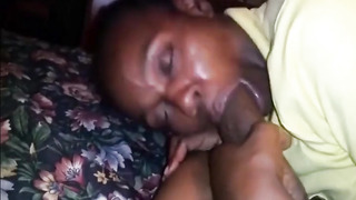 Lolly-Princess with thinning hair from perm harm deepthroats a pick