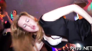 Yong chick boinked stiff after dance
