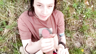 Sloppy minded dark-haired, Olivia Moore is throating a ample beef whistle expecting to get a facial cumshot jizz shot