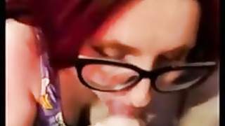 Nerdy in glasses in Las Vegas