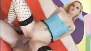 French Doll Juggles On One Pink Cigar, Deep Throats Another