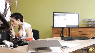 LOAN4K. The enthralling gal agrees to befriend the talented bank clerk