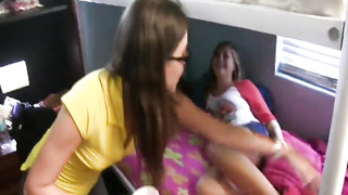 Thrilling gash lickings