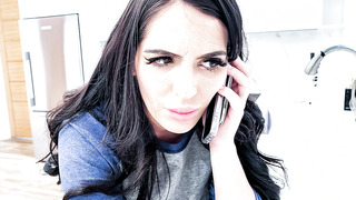 Stepmom helps stepson with boner problem