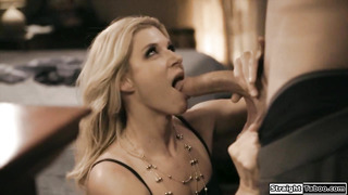 Stepson tricks cheating stepmom to fuck