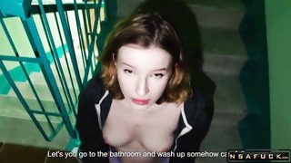 We Fuck in the Entrance while the Mother is at Home