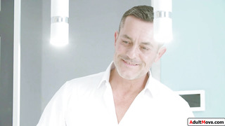 Small tits Lara Lee anal rides big dick