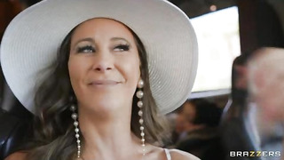 Stepmom threesome with son and daughter