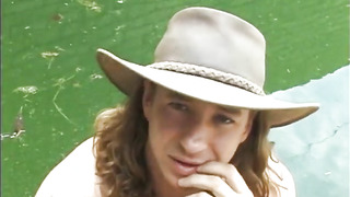 Cute brunette with nice tits takes boyfriend's dick