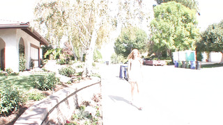 Older guy manages to fuck a stunning blonde teen picked up from the street