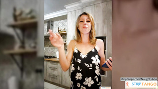 NaughtyAna Lustful drama at stripTango