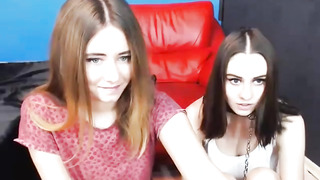 Honies Use Strap-On Fake Penis