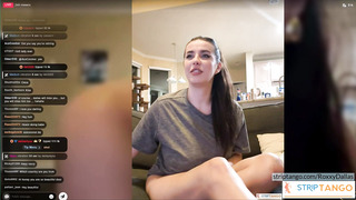 RoxxyDallas Naughty exhibition at stripTango