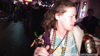 Mardi Gras Street Displaying