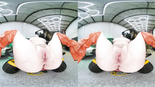 Lucy Foxx As Queen Daisy Wants Arch Her Over And Pummel Her Right Here In This Garage