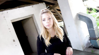 VIRGINAL? DAMSEL ALONE IN A LOST PLACE PLOWED BY two HARD-ONS