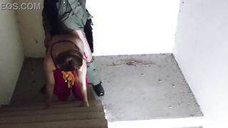 Meet My Mischievous Stepsister-in-law on Stairs