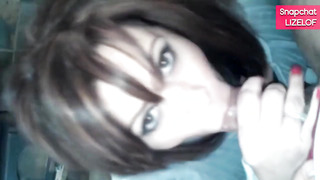 Step mother drinking jizz