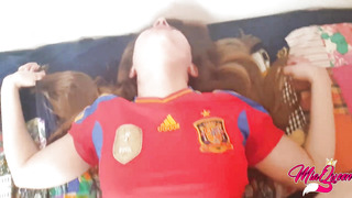 Spaniard Mischievous Nubile helps him to lost his innocence ( Internal Ejaculation )