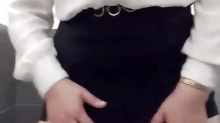 Jaw-dropping Latin assistant with a massive culo in a mini-skirt unwraps her whole uniform and showcases her cooch and opens up her culo gaping. She's highly crazy.