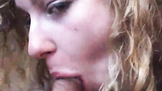 Angel Emily public oral pleasure in the teach and cum-swallowing !!