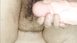 Good-sized Wooly Pig Twat Plumbed and Opened up