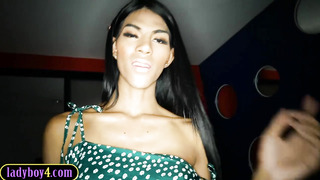 Horse cock Thai ladyboy bareback anal after a massage