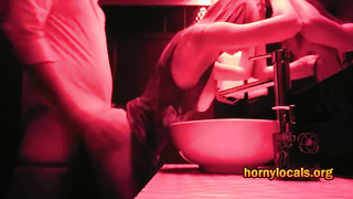 Blonde Fucked From Behind At Sex Party