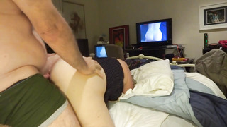 fingerblasted and blown on her messy raw vagina