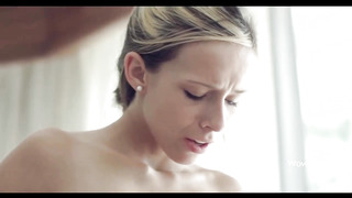 Lean nubile is deep-throating penis in the middle of the day, before getting it from the back