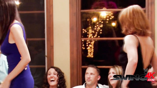 Swingers are playing a naughty and fun sex game naked!