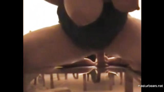 Naughty dame is using a faux-cock while stroking in the late afternoon, because it perceives excellent