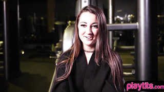 What happens when hot lesbian chicks going to the gym