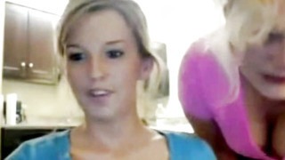 Mummy And Stepdaughter Bare On Cam