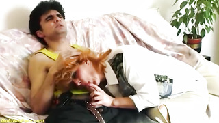 Wild boy is poking his finest acquaintance's insane mother, after getting a bj from her