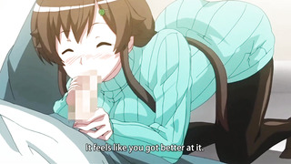 Mature Sex Addict Rails on Top of her Playmate - Anime Manga Porn